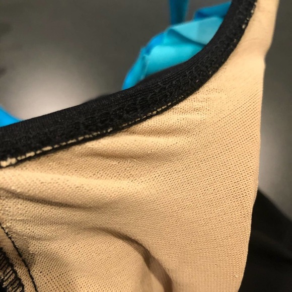 Vintage Sirena Bullet Bra Ruffle Modesty Apron Double Front One Piece Swimsuit - Picture 13 of 16